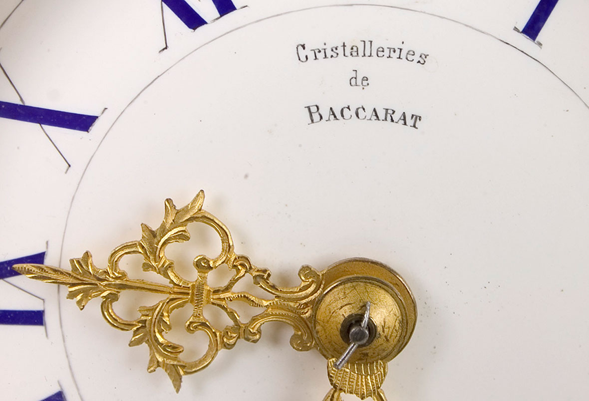 Baccarat Clock Garniture